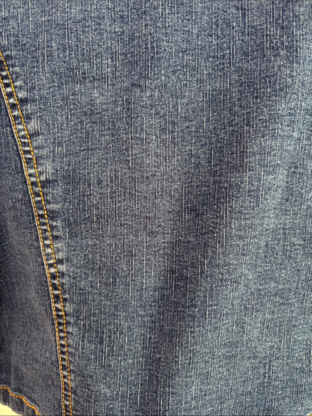 Last Kiss Y2K Indie Cropped OpenFront Denim Jacket XL Ruched Sleeves Alternative - Picture 8 of 15